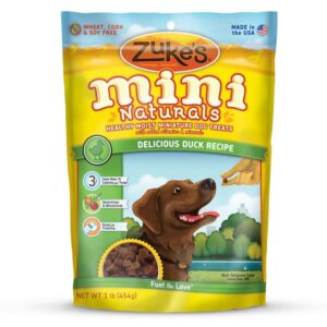 Zukes Dog Mini Naturals Delicious Duck 1Lb