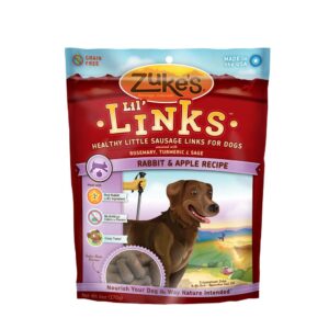 Zukes Dog Lil Links Rabbit 6Oz