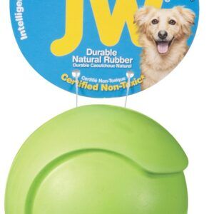 JW Pet iSqueak Bouncin' Dog Toy Baseball Assorted Medium