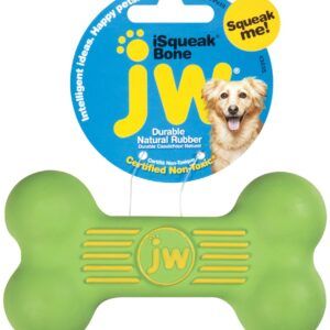 JW Pet iSqueak Bone Dog Toy Assorted Small