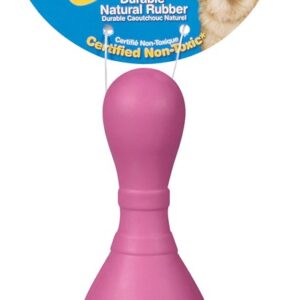 JW Pet Bouncin' Bowlin Pin Dog Toy Bowling Pin Assorted Small