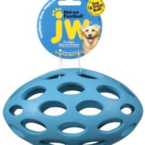 JW Pet Hol-ee Football Dog Toy Assorted Large