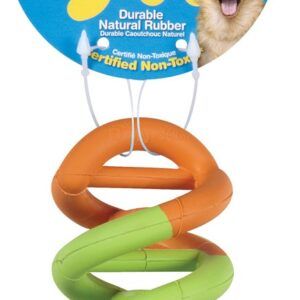 JW Pet Dogs in Action Rubber Dog Toy Multi-Color Small