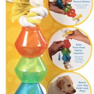 JW Pet Treat Pod Rope Dog Toy Small