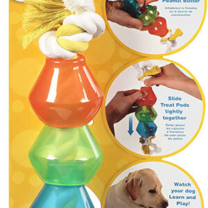 JW Pet Treat Pod Rope Dog Toy Large