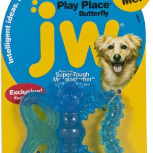 JW Pet PlayPlace Butterfly Teether Dog Toy Medium