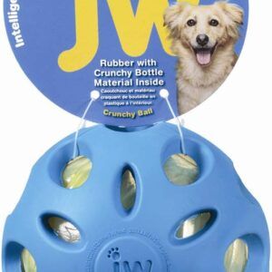 JW Pet Crackle Heads Crackle Ball Dog Toy Assorted Large