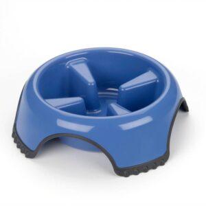 JW Pet Skid Stop Slow Feed Dog Bowl Assorted Extra-Large