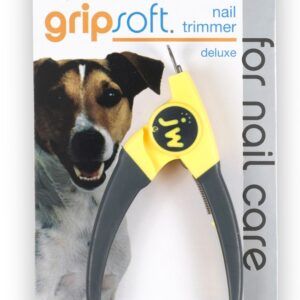 JW Pet Deluxe Dog Nail Trimmer Grey, Yellow Regular