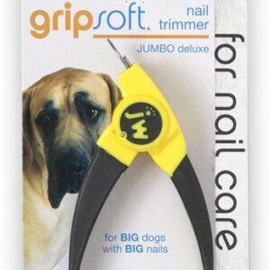 JW Pet Deluxe Dog Nail Trimmer Grey, Yellow Jumbo