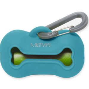 Messy Mutts Dog Wastebag Holder Blue