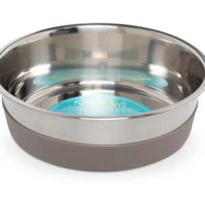 Messy Mutts Dog Bowl Stainless Steel Nonslip Bottom Large