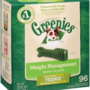 Greenies Weight Management Dog Dental Treat 27 oz 96 Count Teenie