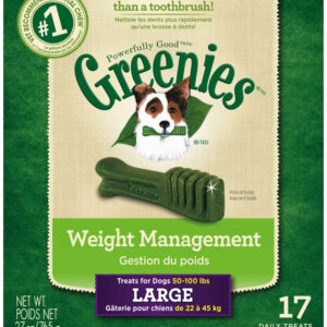 Greenies Weight Management Dog Dental Treat 27 oz 17 Count Large