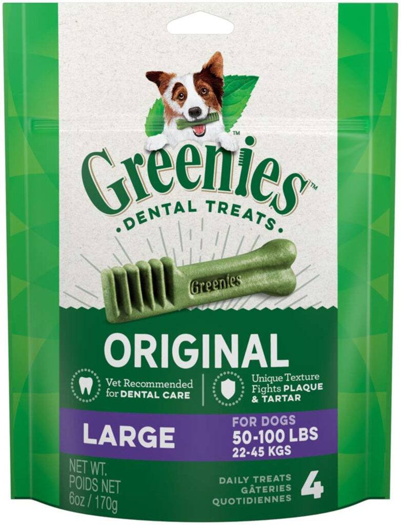 Greenies Original Dog Dental Treat 6 Oz 4 Count Large Ryans Pet World