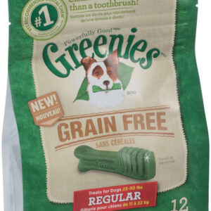 Greenies Grain-Free Dog Dental Treat 12 oz 12 Count Regular