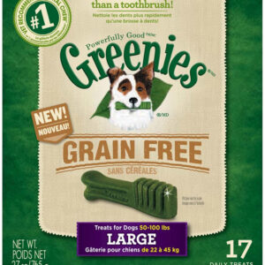 Greenies Grain-Free Dog Dental Treat 27 oz 17 Count Large