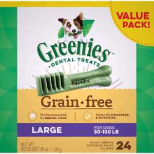 Greenies Grain-Free Dog Dental Treat 36 oz 24 Count Large