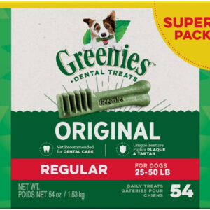 Greenies Original Dog Dental Treat 54 oz 54 Count Regular