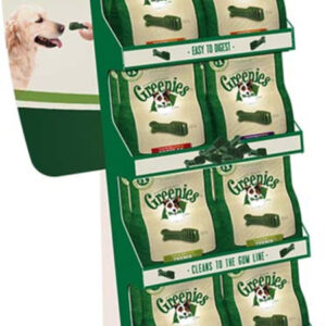 Greenies Original Dog Dental Treats Floorstand/Powerwing Display 24 Count