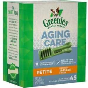 Greenies Complete Aging Care Dental Treat Petite 27Oz