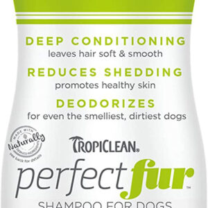 TropiClean PerfectFur Long Haired Coat Shampoo for Dogs 16oz
