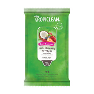 TropiClean HypoAllergenic Cleaning Wipes for Dogs 1ea/20 ct