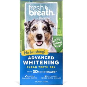 Tropiclean Advanced Whitening Clean Teeth Gel For Dogs 4Oz