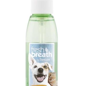 TropiClean Fresh Breath Peanut Butter Oral Care Spray for Dogs 4 oz