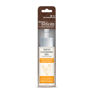 TropiClean Enticers Teeth Cleaning Gel for Dogs Honey Marinated Chicken, 1ea/2 oz