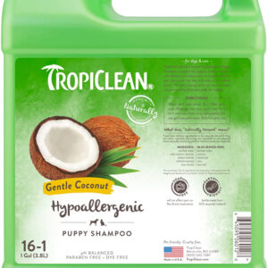 TropiClean Gentle Coconut Hypoallergenic Puppy and Kitten Shampoo 1 gal