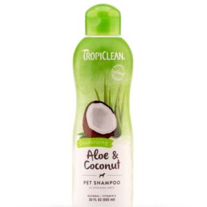 TropiClean Aloe & Coconut Deodorizing Shampoo for Pets 20 fl. oz