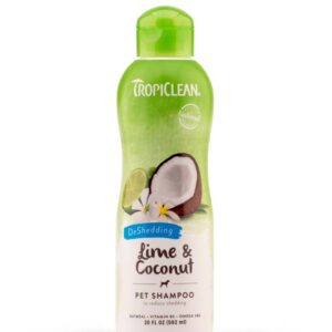 TropiClean Lime & Coconut Shed Control Shampoo for Pets 20 fl. oz