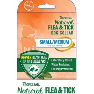 Tropiclean Natural Flea and Tick Dog Collar Counter Display 6 Piece, 20 In