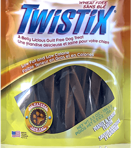 N-Bone Twistix Wheat Free Peanut and Carob Flavor Treat Large 5.5Oz