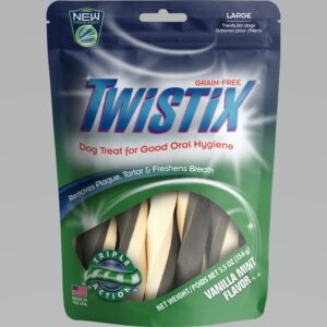 N-Bone Dog Twistix Grain-Free Vanilla Large 5.5Oz.