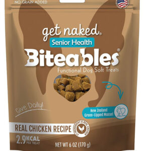 Get Naked Dog Biteables Senior Health Functional Soft Treats 6oz.