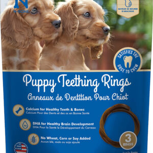 N-Bone Dog Teeth Ring Peanut Butter 3Pk
