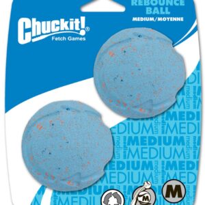 Chuckit! Rebounce Ball Dog Toy Assorted 2 Pack Medium