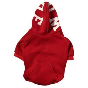 Fashion Pet Cosmo Woof Hoodie Red Extra Small