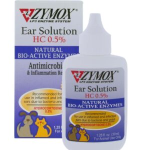 Zymox Ear Solution with .5% hydrocortisone 1.25oz bottle 1.25 fl. oz