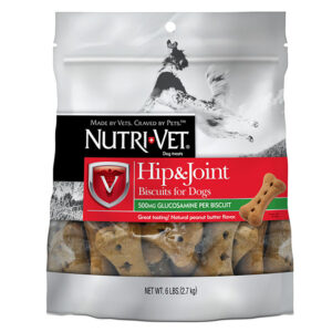 Nutri-Vet Hip & Joint Dog Biscuits Peanut Butter Large 6 lb