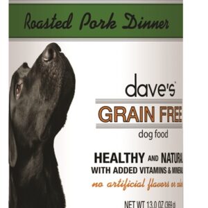Daves Grain Free, Roasted Pork Dinner 13.2Oz (Case Of 12)