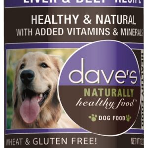 Daves Naturally Healthy, Liver and Beef 13.2Oz (Case Of 12)