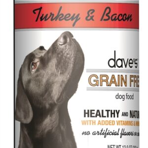 Daves Grain Free, Turkey and Bacon 13.2Oz (Case Of 12)