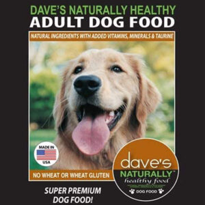 Dave's Pet Food Naturally Healthy Adult Dry Dog Food 30lbs.