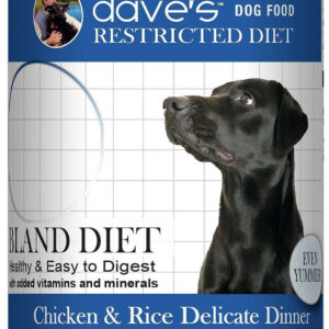 Dave's Pet Dog Restricted Diet Bland – Chicken and Rice 13.2 oz. (Case of 12)