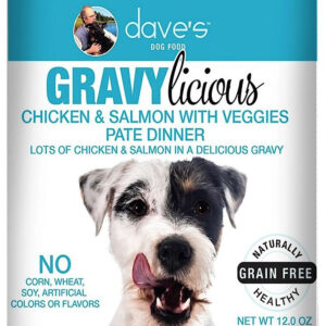 Daves Dog Grain Free Gravylicious Chicken and Salmon 12 Oz (Case Of 12)