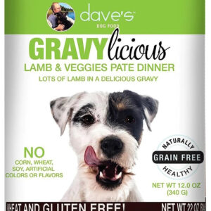 Daves Dog Grain Free Gravylicious Lamb 12 Oz (Case Of 12)