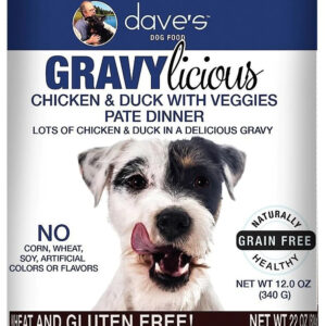 Daves Dog Grain Free Gravylicious Chicken and Duck 12 Oz (Case Of 12)